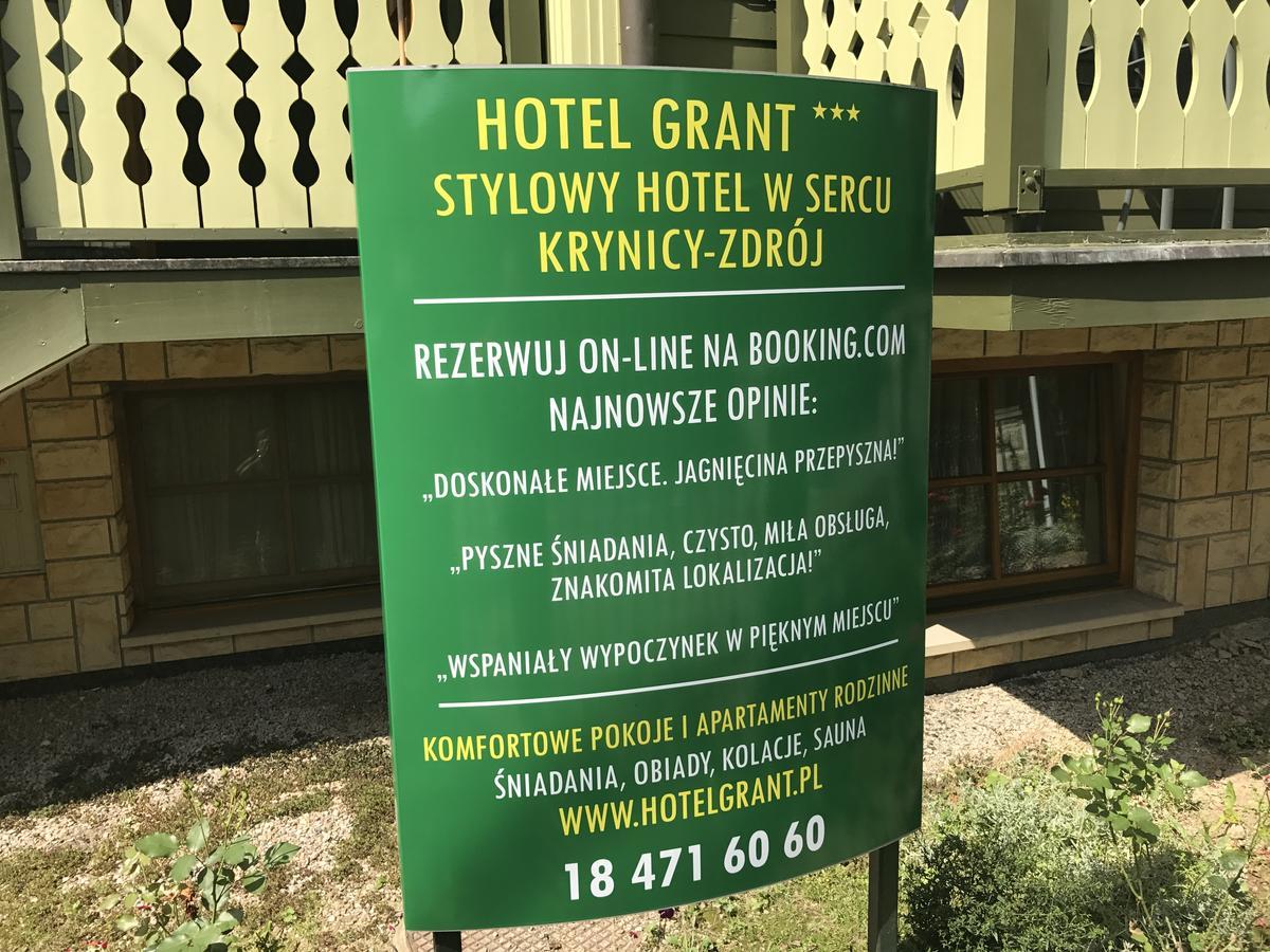 Hotel Grant Krynica-Zdrój Extérieur photo